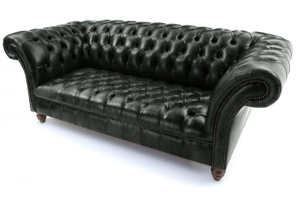 Old Boot Sofas Professor Sofa Vintage Leather Black