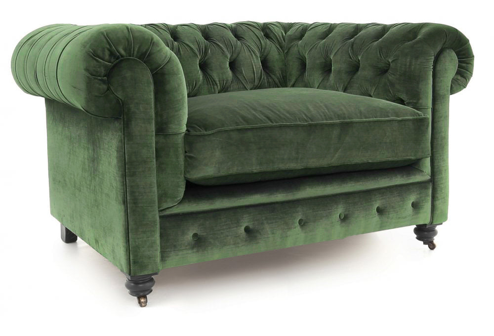 Old Boot Sofas Alfie Armchair Aged Velvet Conifer