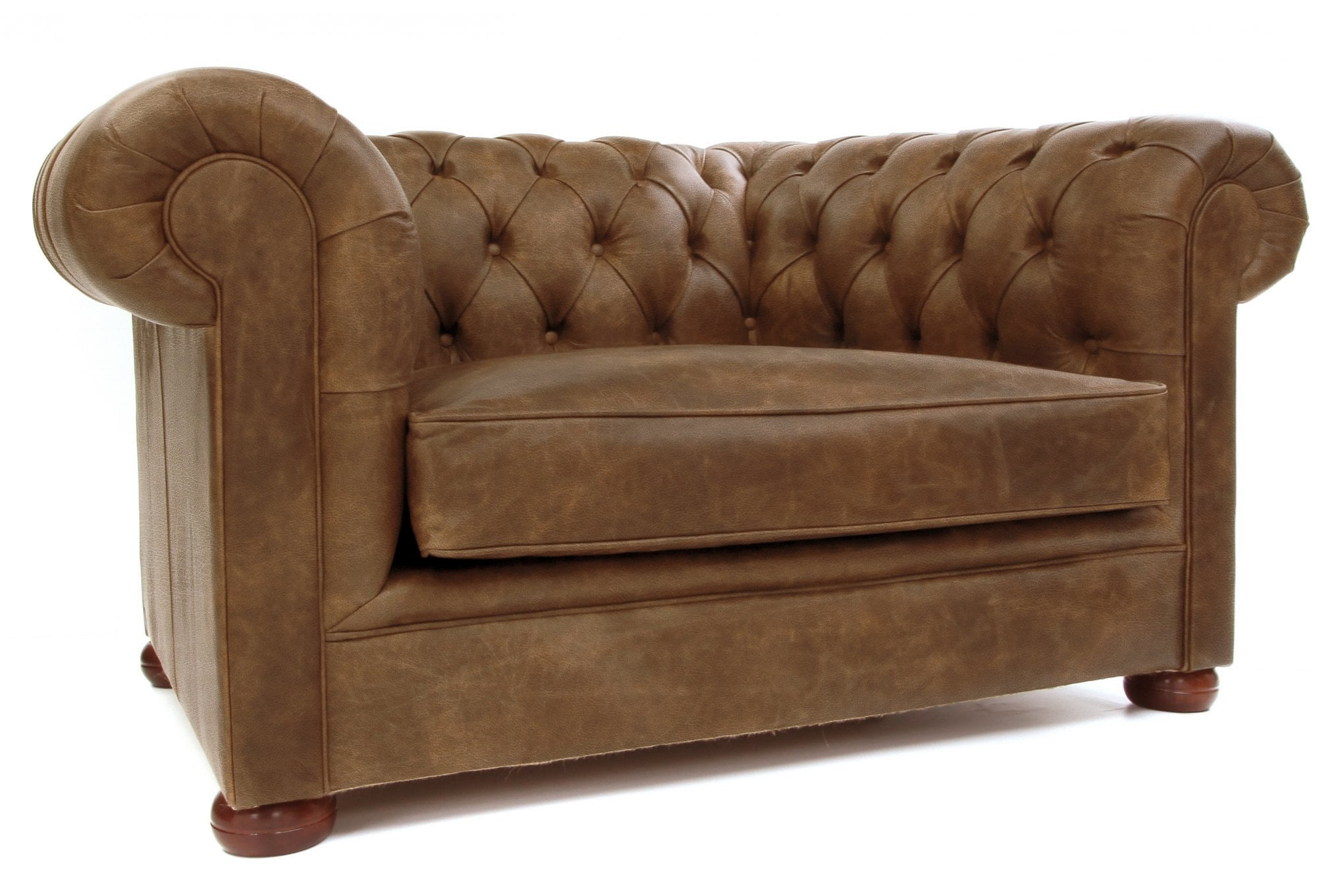 Old Boot Sofas Alfie Armchair Hobnail Leather Lush