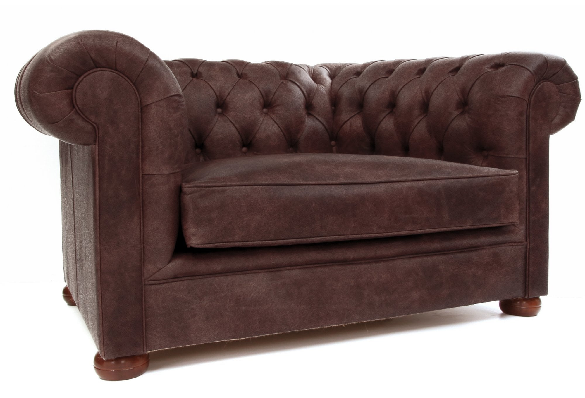 Old Boot Sofas Alfie Armchair Hobnail Leather Rugger