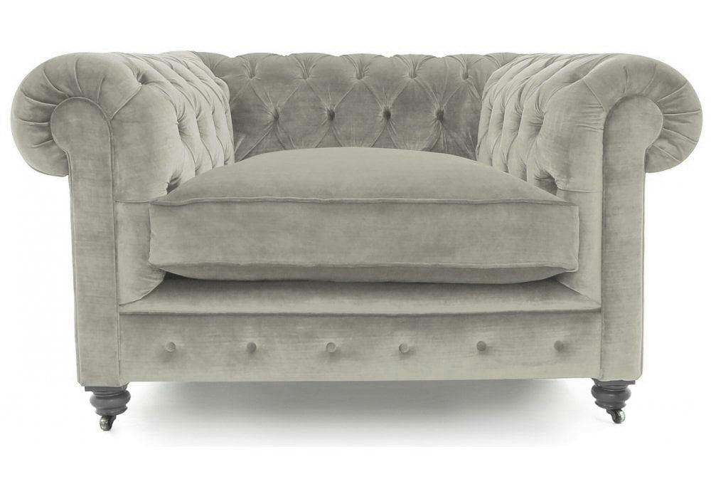 Old Boot Sofas Alfie Armchair Harmony Velvet Putty