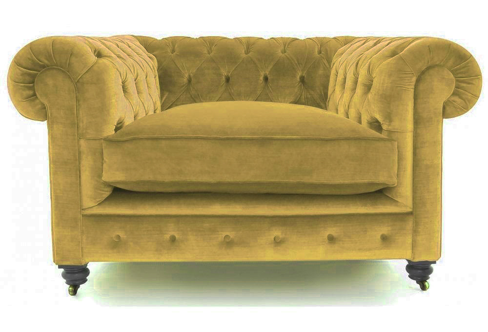Old Boot Sofas Alfie Armchair Lazy Linen Cornsilk