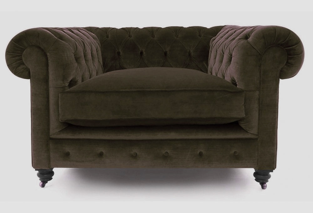 Old Boot Sofas Alfie Armchair Mellow Fabric Spruce