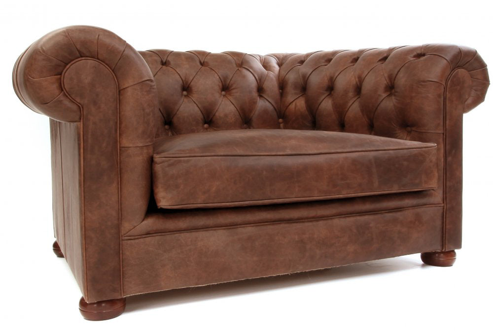 Old Boot Sofas Alfie Armchair Vintage Leather Tan