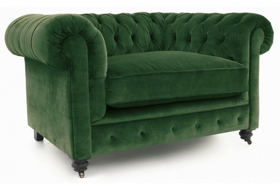 Old Boot Sofas Alfie Armchair Vintage Velvet Basil