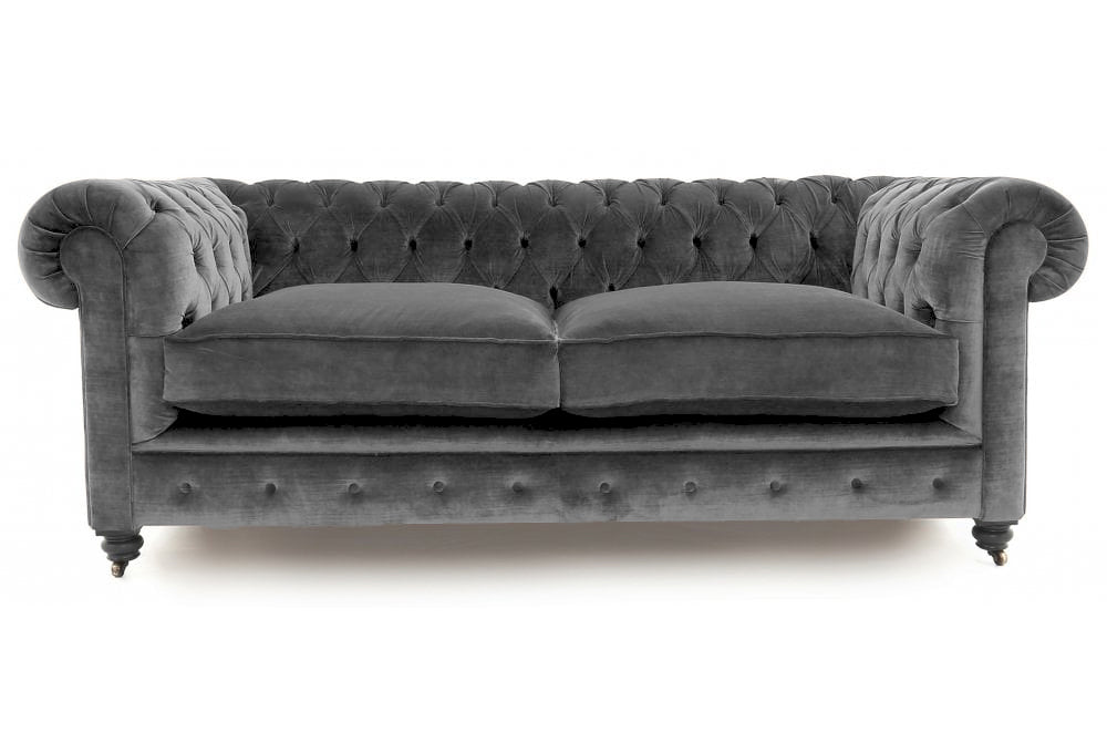 Old Boot Sofas Alfie Sofa Aged Velvet Ash