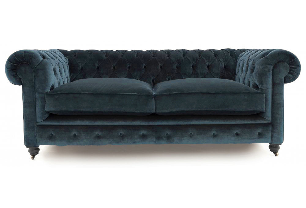 Old Boot Sofas Alfie Sofa Aged Velvet Indigo