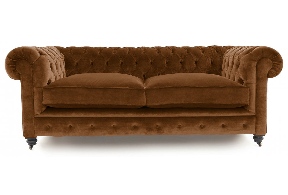 Old Boot Sofas Alfie Sofa Aged Velvet Turmeric