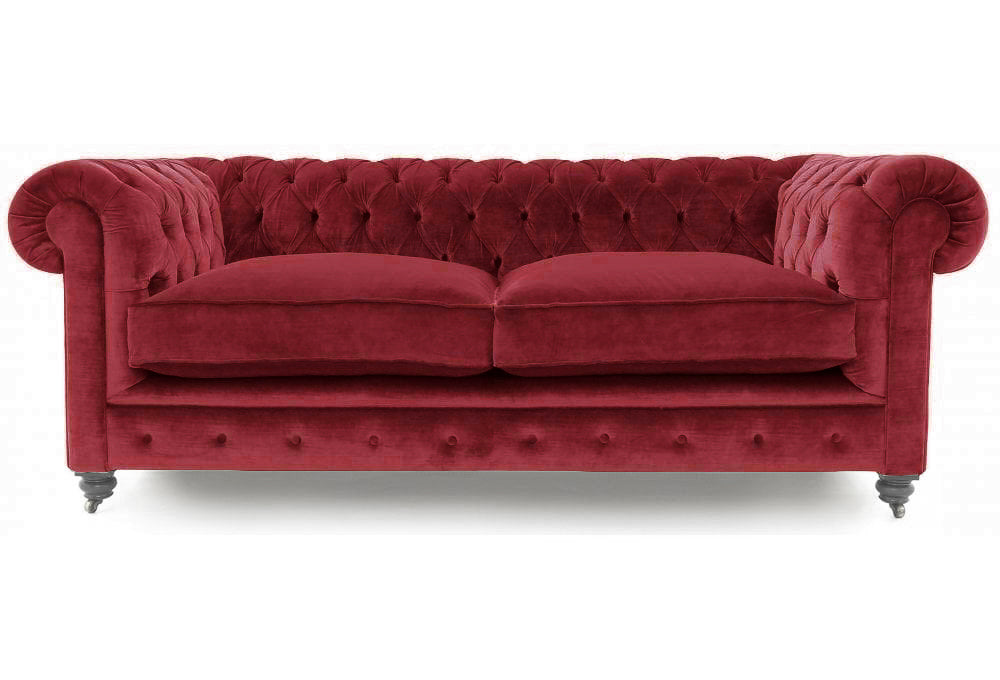 Old Boot Sofas Alfie Sofa Harmony Velvet Berry
