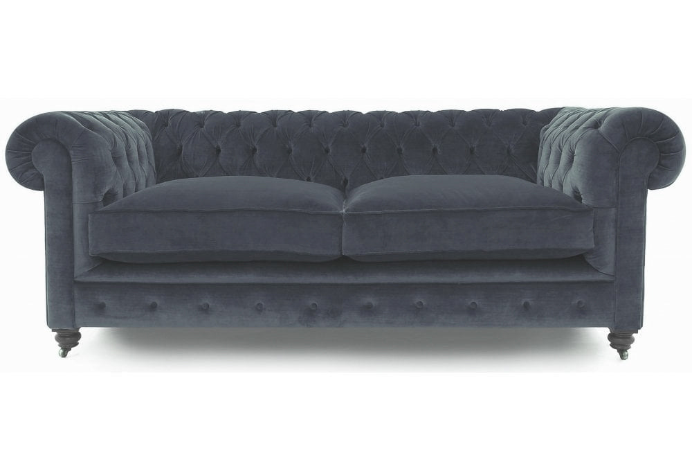 Old Boot Sofas Alfie Sofa Lazy Linen Battleship