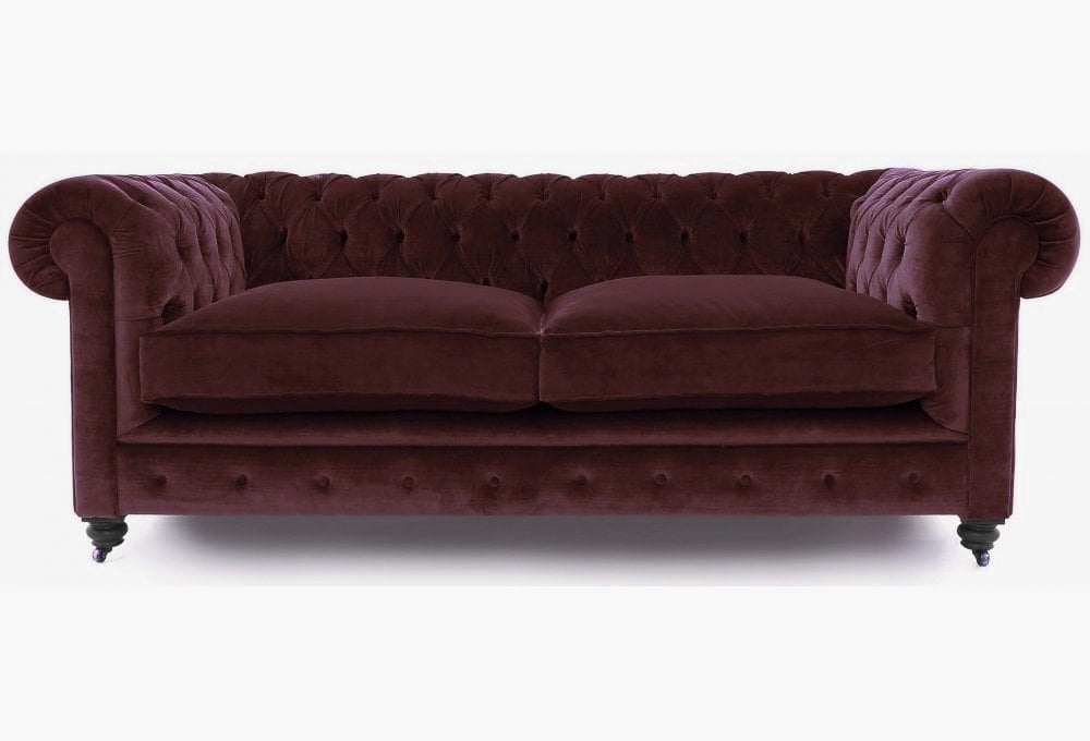 Old Boot Sofas Alfie Sofa Mellow Fabric Amethyst