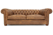 Old Boot Sofas Alfie Sofa Rustic Leather Buckskin