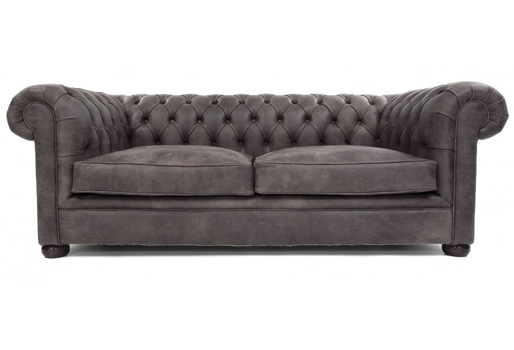 Old Boot Sofas Alfie Sofa Rustic Leather Shadow