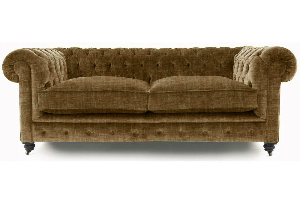 Old Boot Sofas Alfie Sofa Shabby Velvet Tawny