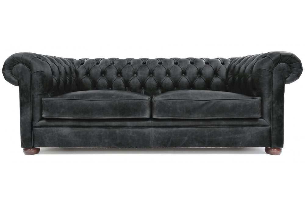 Old Boot Sofas Alfie Sofa Vintage Leather Black