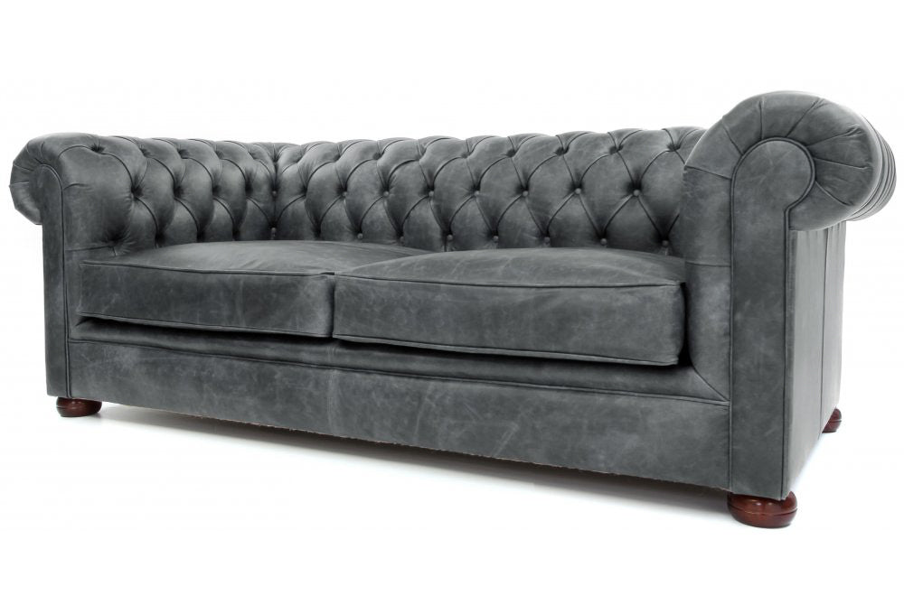 Old Boot Sofas Alfie Sofa Vintage Leather Grey