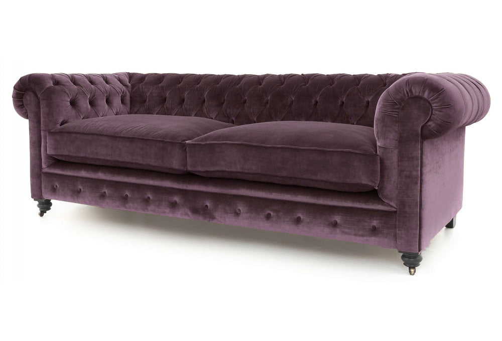 Old Boot Sofas Alfie Sofa Aged Velvet Iris
