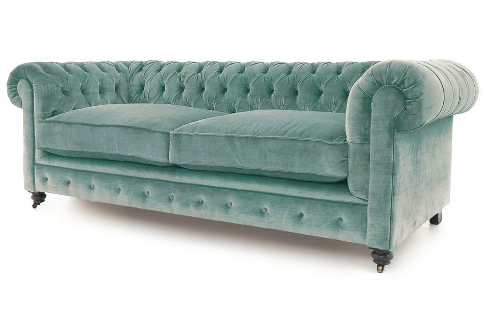 Old Boot Sofas Alfie Sofa Aged Velvet Powder