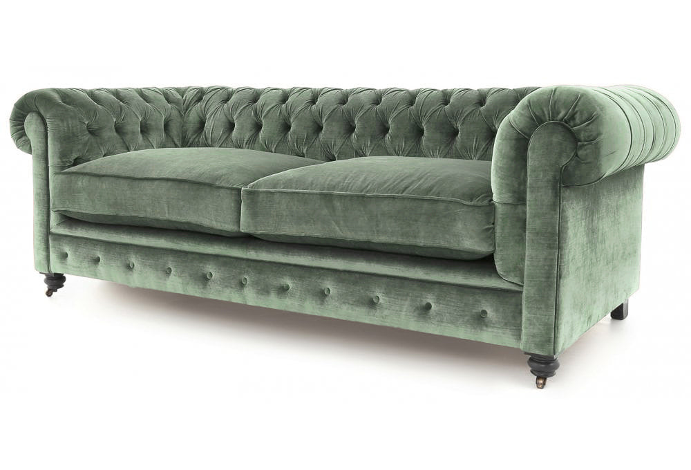 Old Boot Sofas Alfie Sofa Aged Velvet Seaglass
