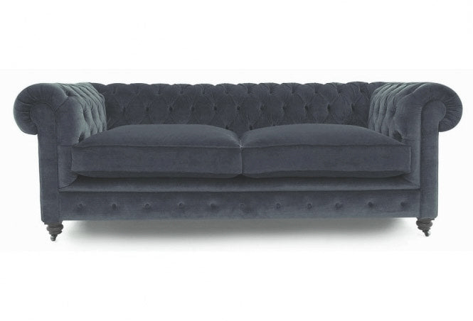Old Boot Sofas Alfie Sofa Lazy Linen Battleship