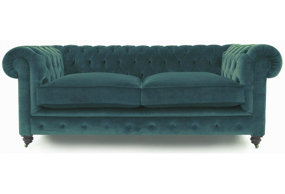 Old Boot Sofas Alfie Sofa Lazy Linen Kingfisher