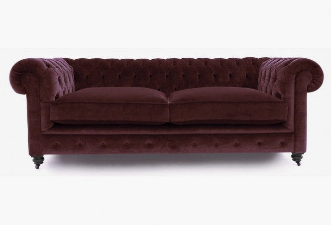 Old Boot Sofas Alfie Sofa Mellow Fabric Amethyst