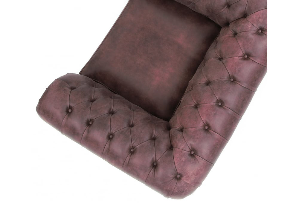 Old Boot Sofas Alfie 3 Seater Sofa in Rustic Leather Tuscan