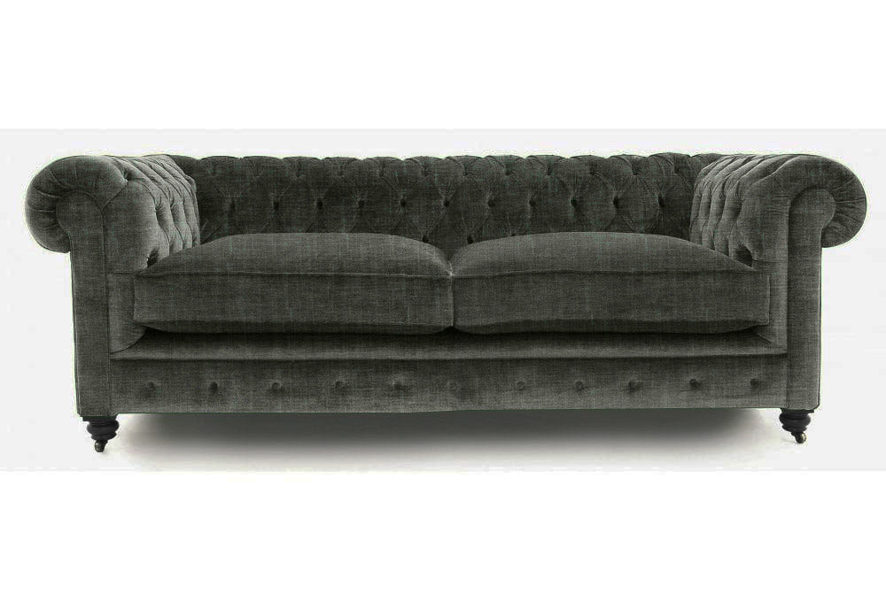 Old Boot Sofas Alfie Sofa Shabby Velvet Fossil