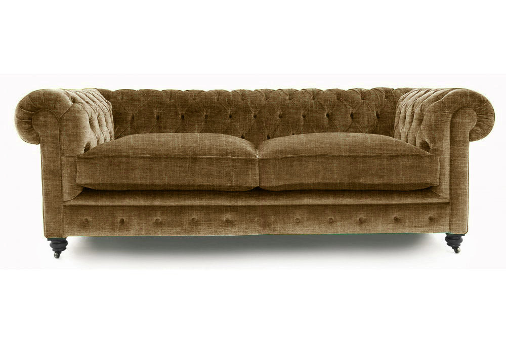 Old Boot Sofas Alfie Sofa Shabby Velvet Tawny