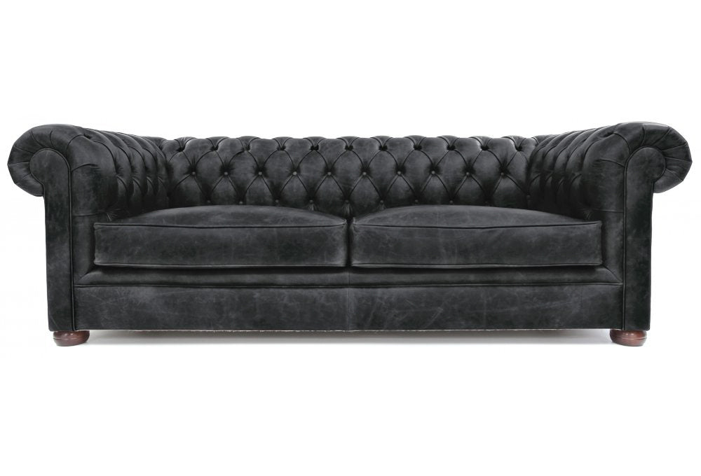 Old Boot Sofas Alfie Sofa Vintage Leather Black