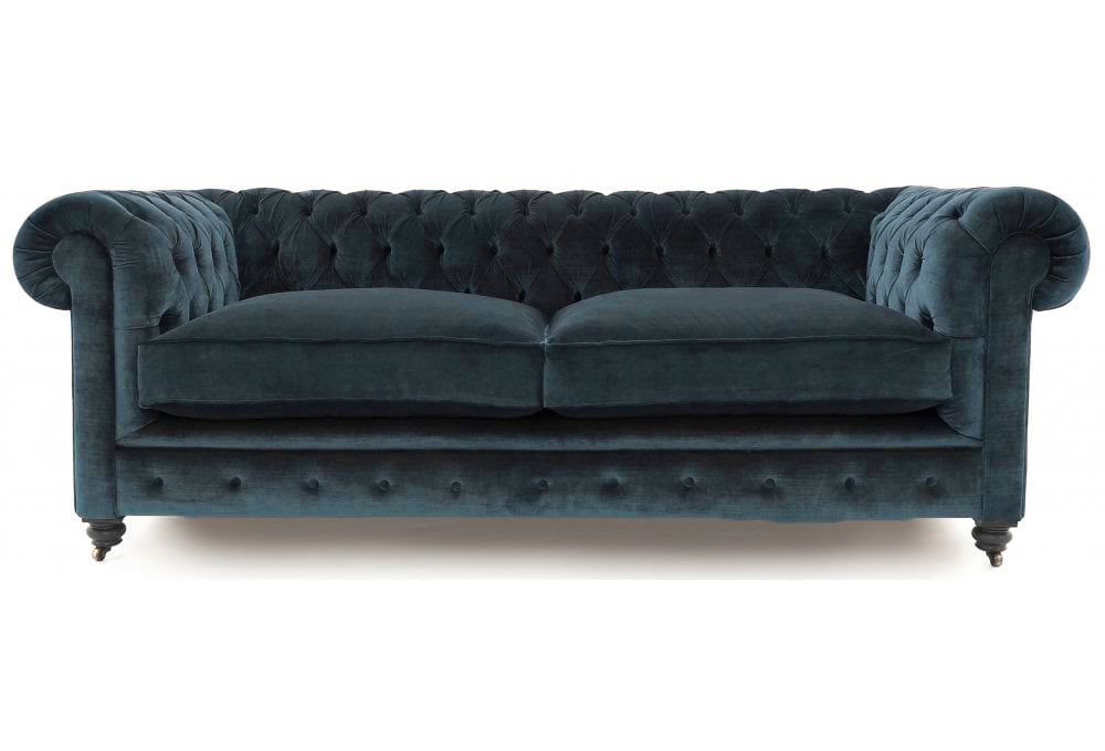 Old Boot Sofas Alfie Sofa Aged Velvet Indigo