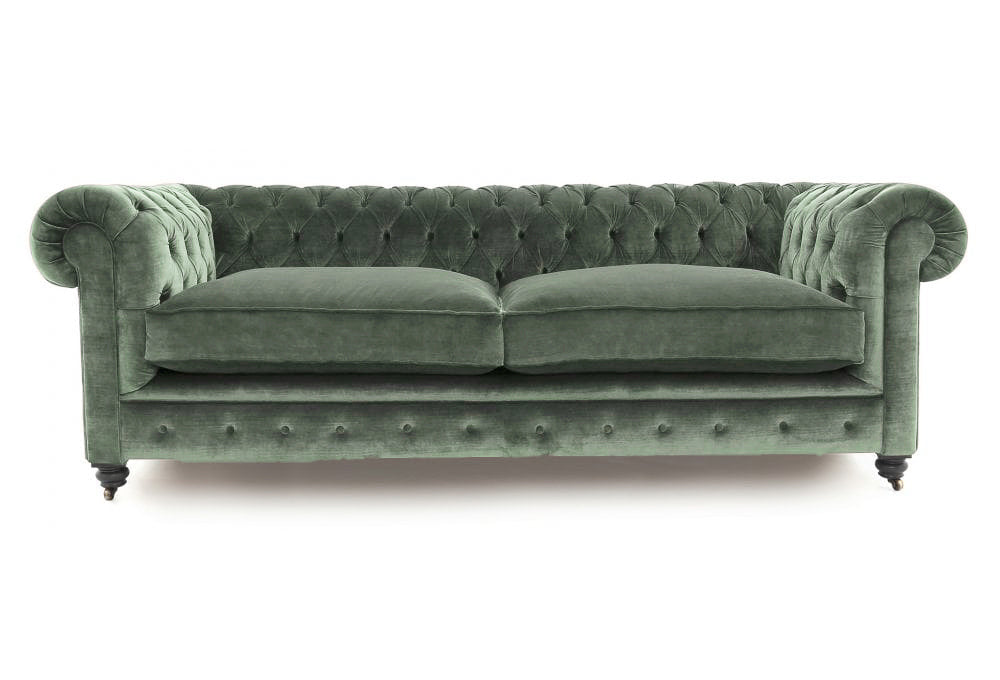 Old Boot Sofas Alfie Sofa Aged Velvet Seaglass