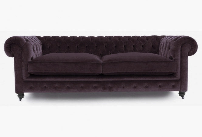 Old Boot Sofas Alfie Sofa Harmony Velvet Mulberry