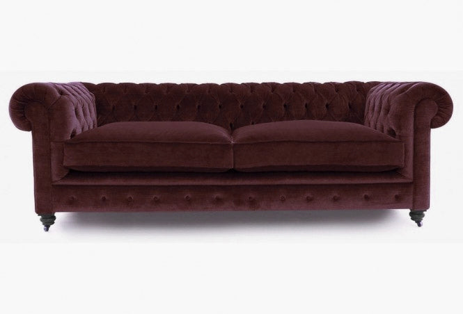Old Boot Sofas Alfie Sofa Mellow Fabric Amethyst