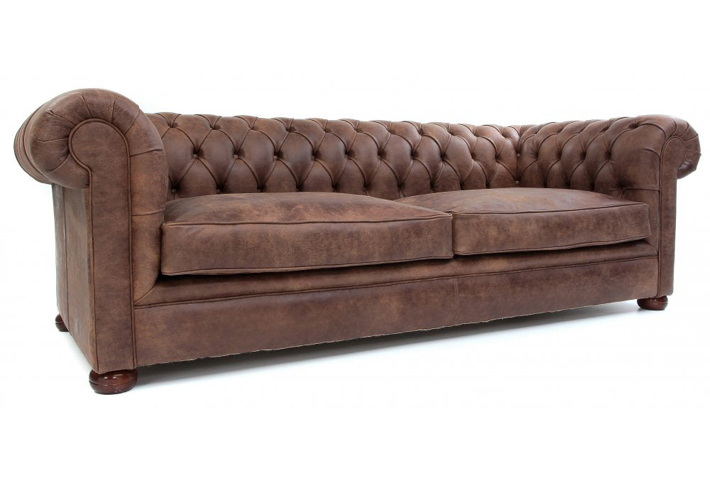 Old Boot Sofas Alfie Sofa Rustic Leather Coffee