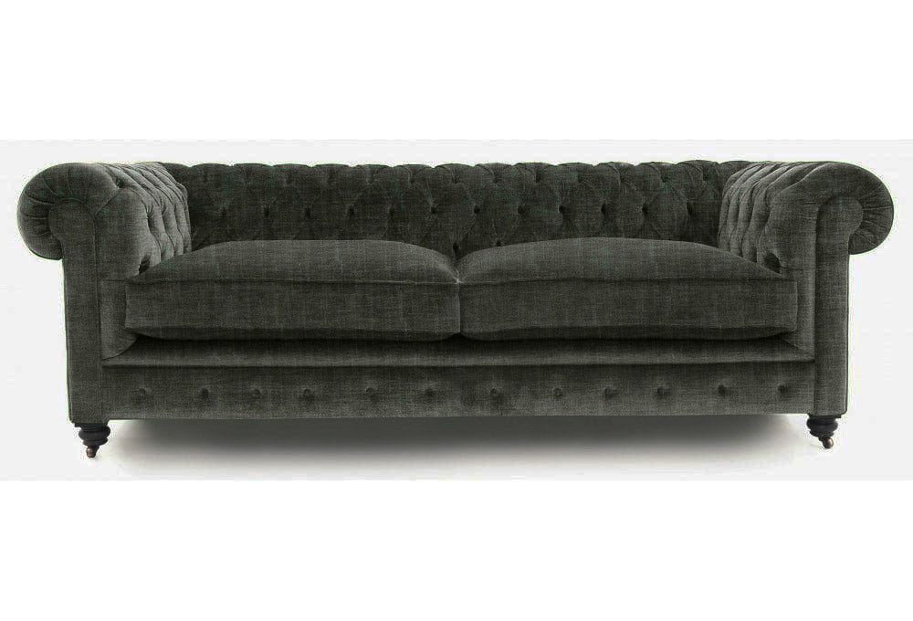 Old Boot Sofas Alfie Sofa Shabby Velvet Fossil