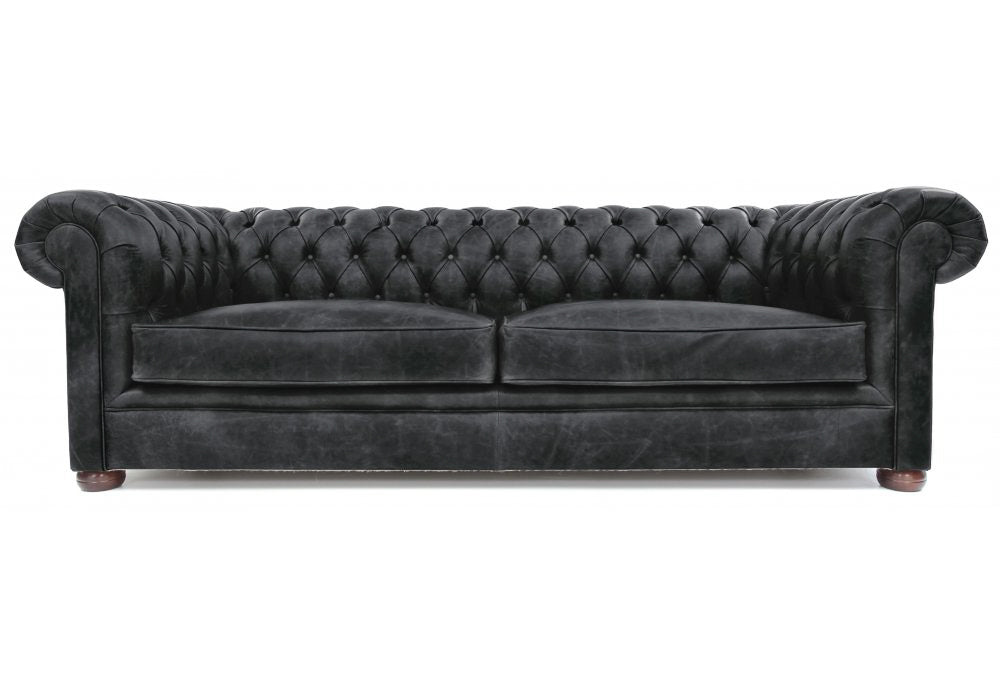 Old Boot Sofas Alfie Sofa Vintage Leather Black