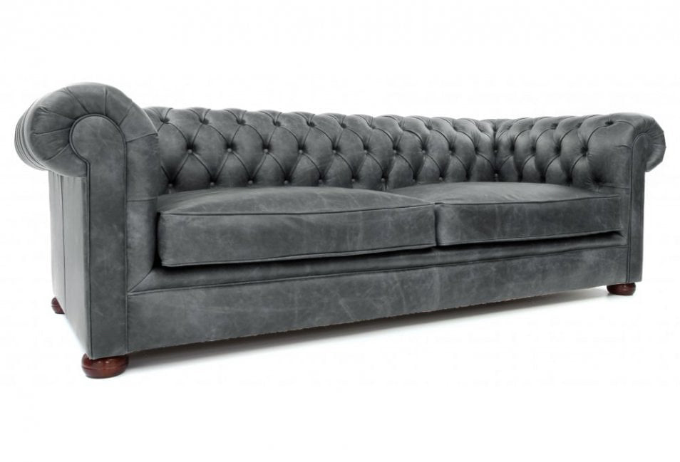 Old Boot Sofas Alfie Sofa Vintage Leather Grey
