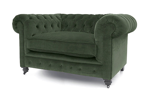 Old Boot Sofas Alfie Love Seat Aged Velvet Conifer