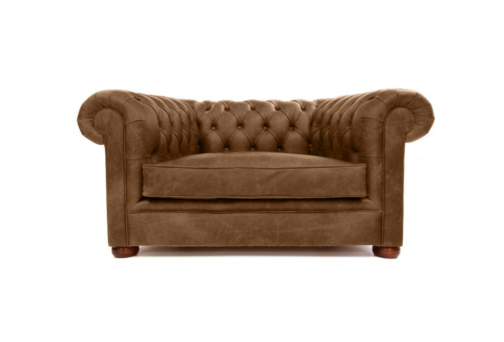Old Boot Sofas Alfie Love Seat Hobnail Leather Lush