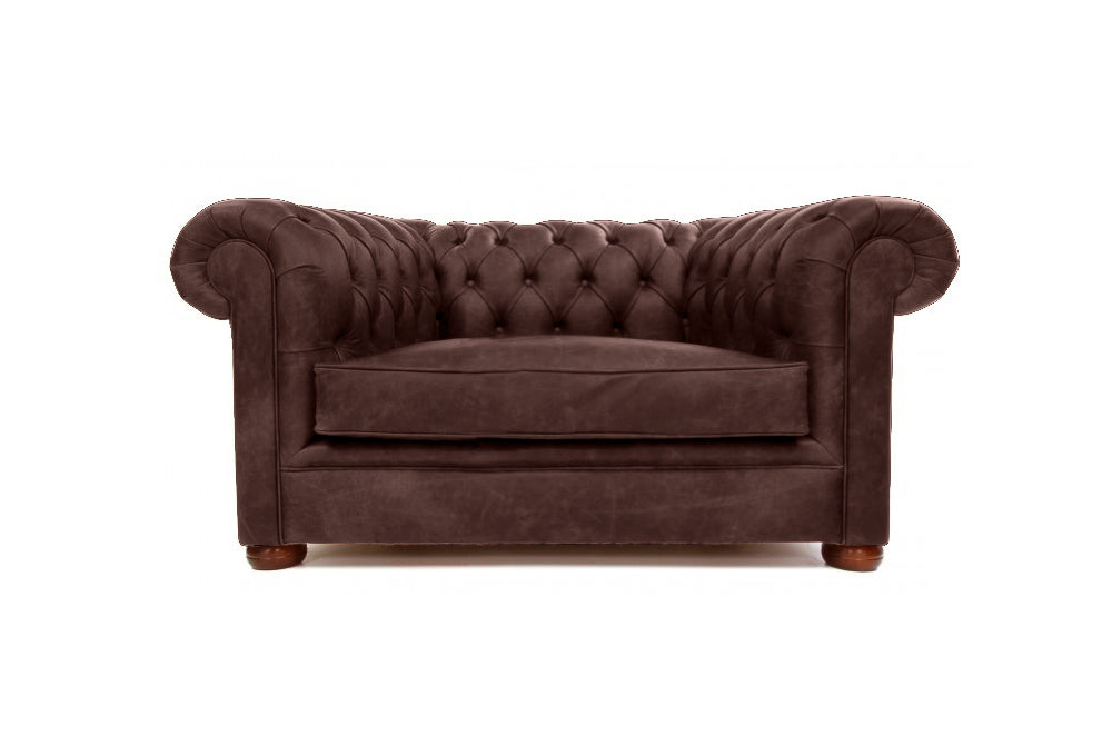 Old Boot Sofas Alfie Love Seat Hobnail Leather Rugger