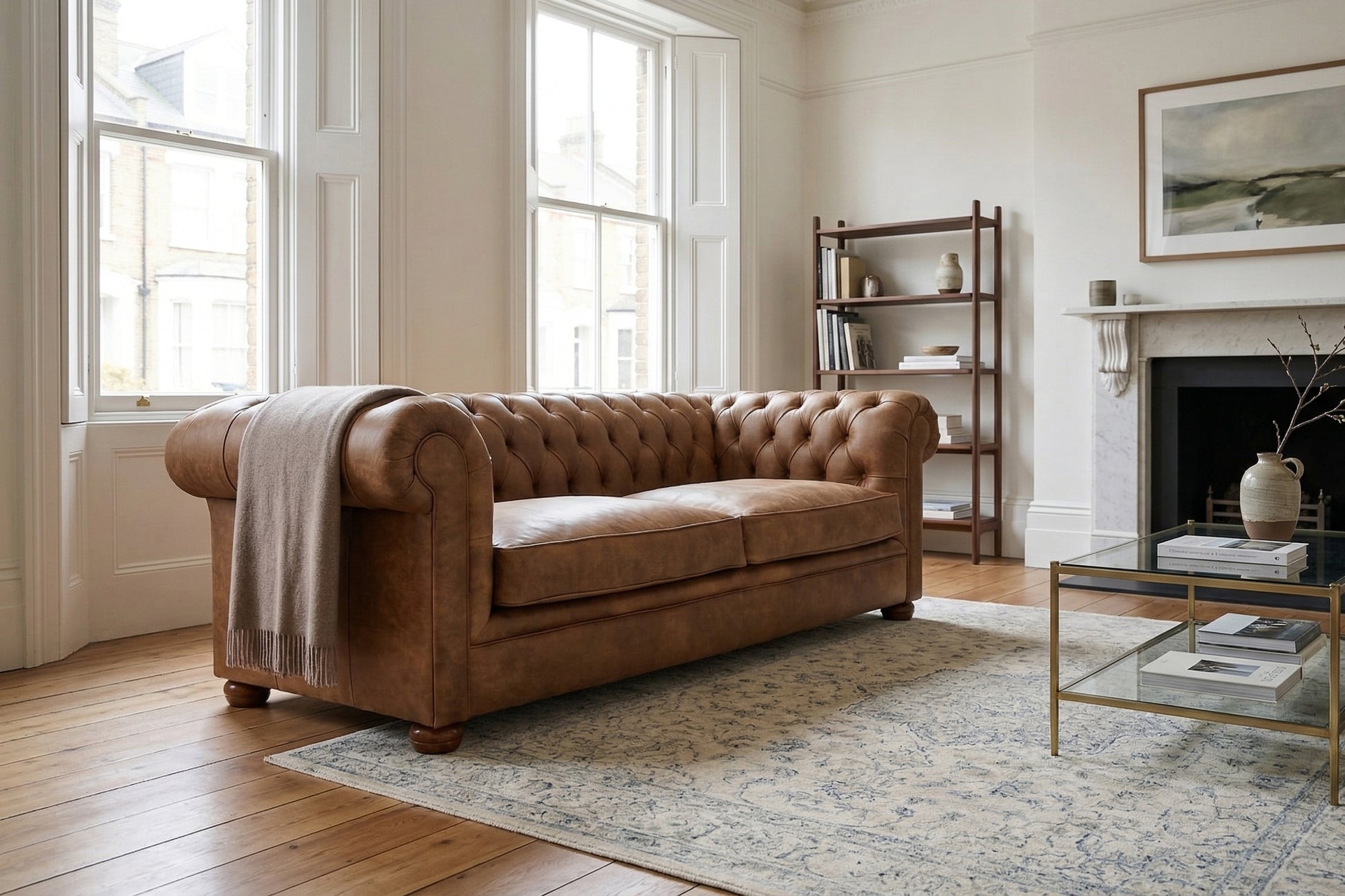Old Boot Sofas Alfie Leather Sofa