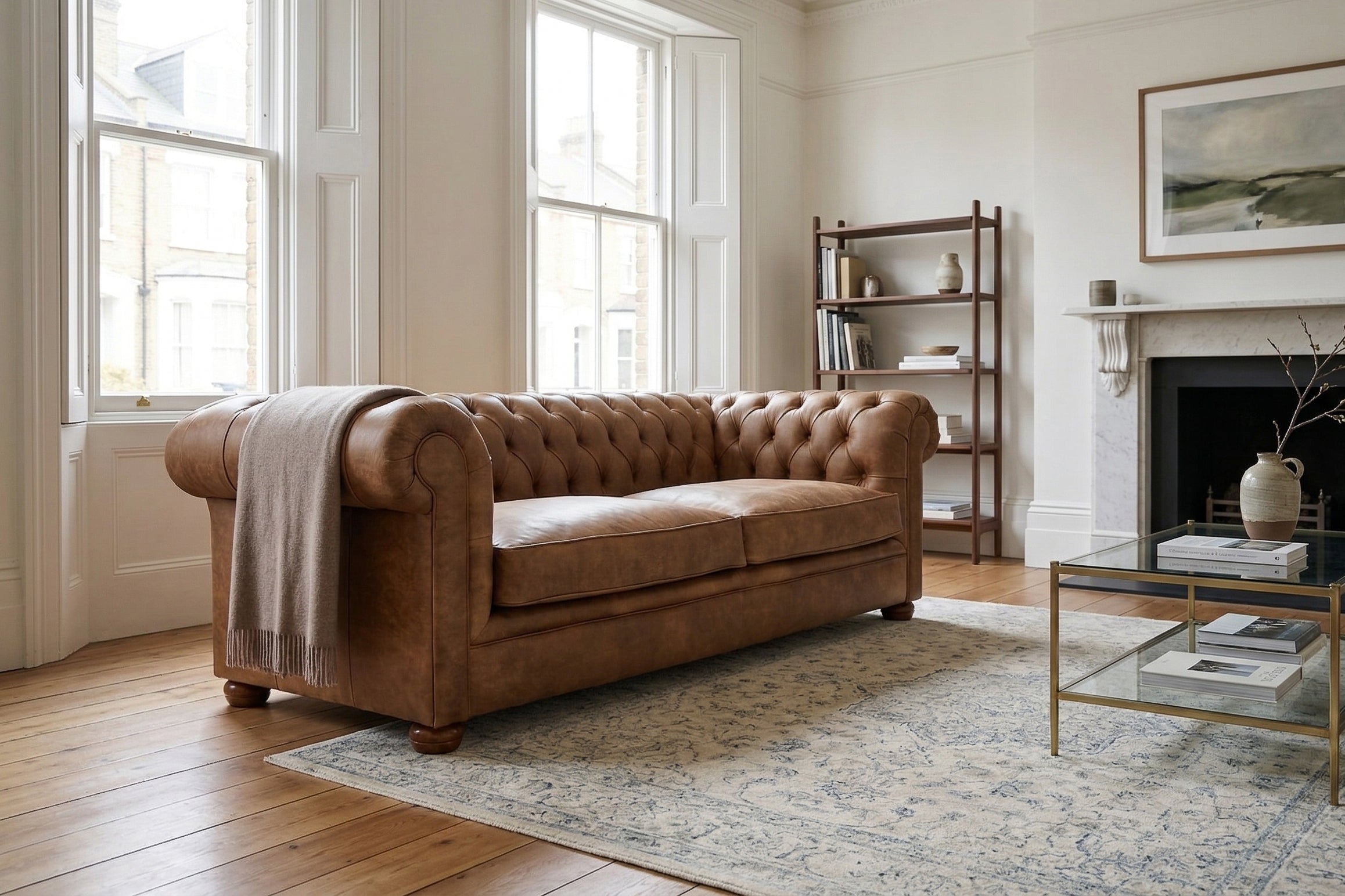 Old Boot Sofas Alfie Leather Sofa