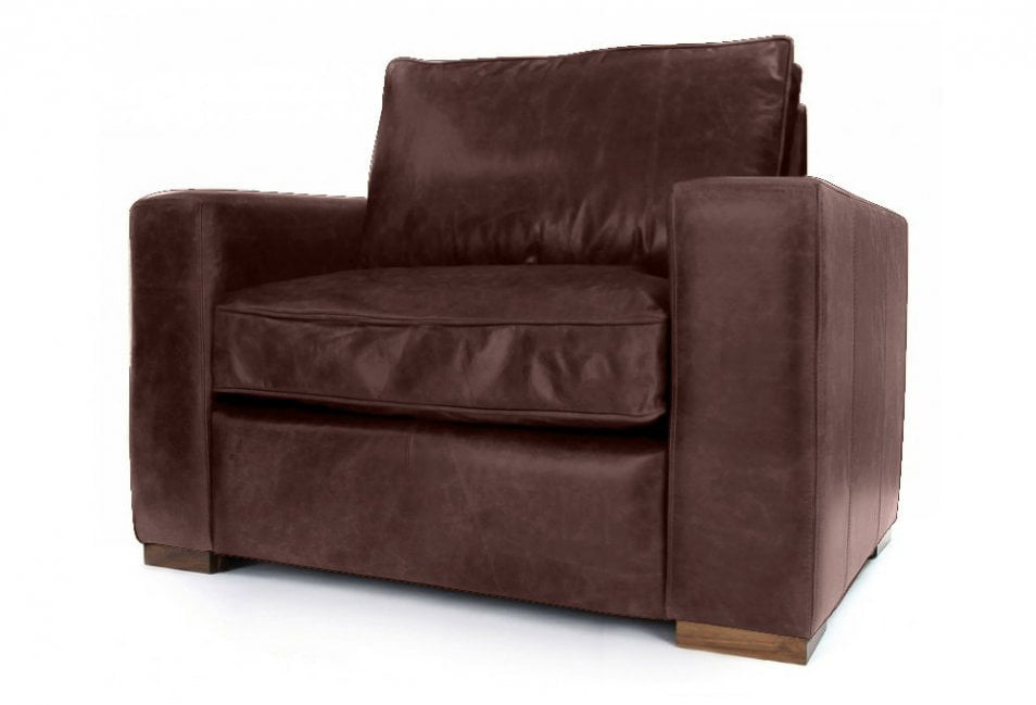 Old Boot Sofas Battersea Armchair Hobnail Leather Rugger