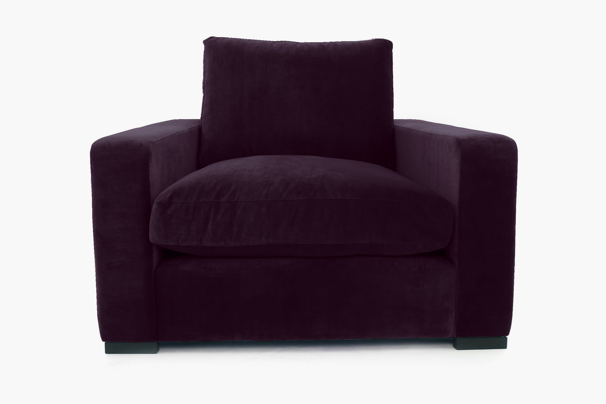 Old Boot Sofas Battersea Armchair Harmony Velvet Mulberry