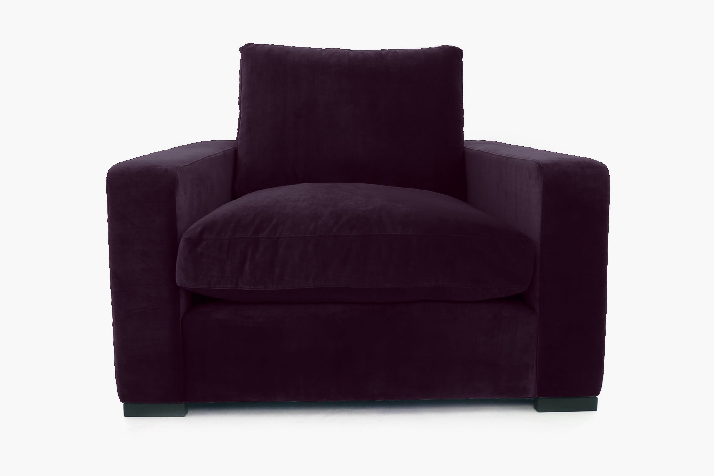 Old Boot Sofas Battersea Armchair Harmony Velvet Mulberry