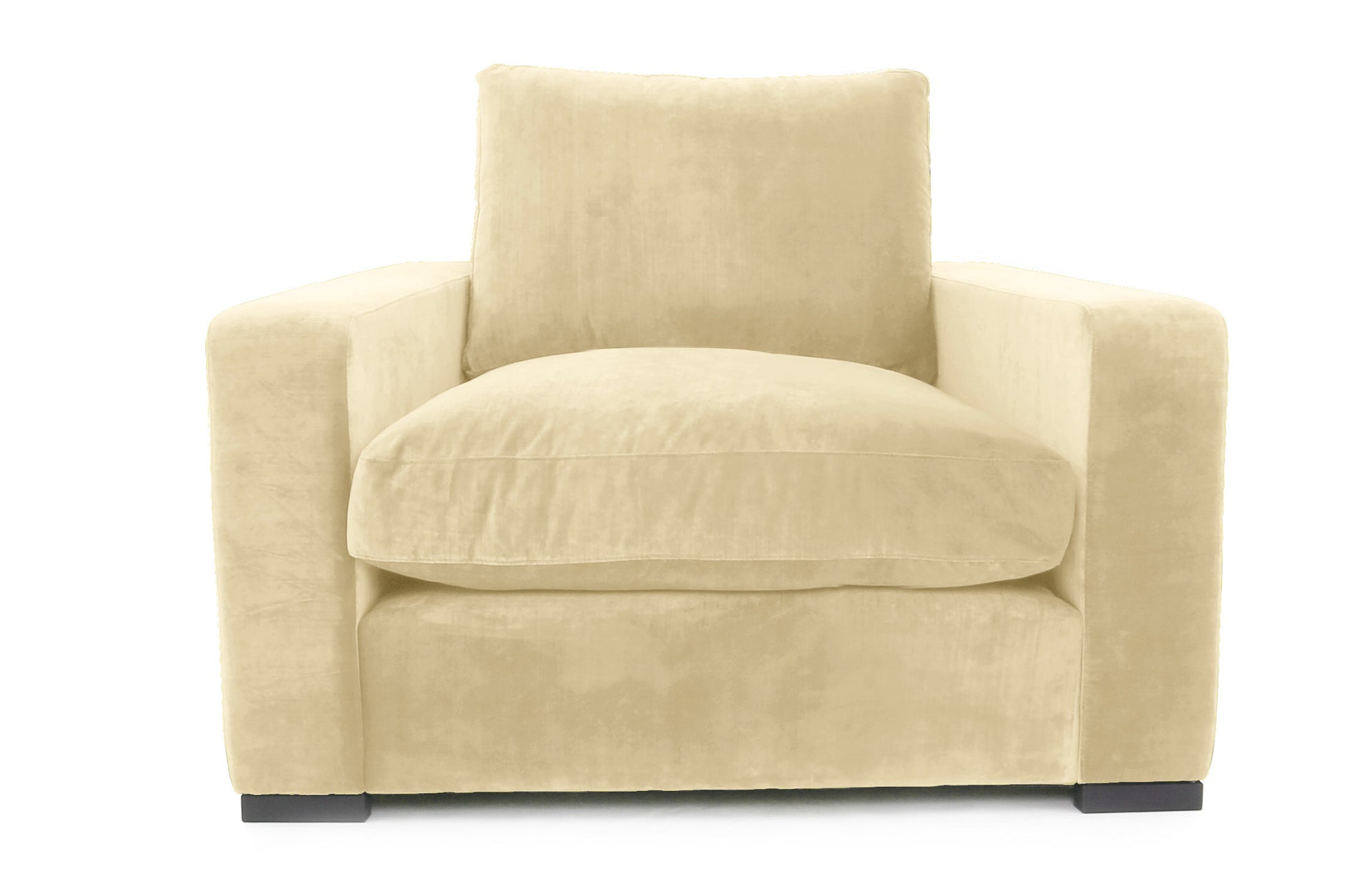 Old Boot Sofas Battersea Armchair in Lazy Linen Champagne