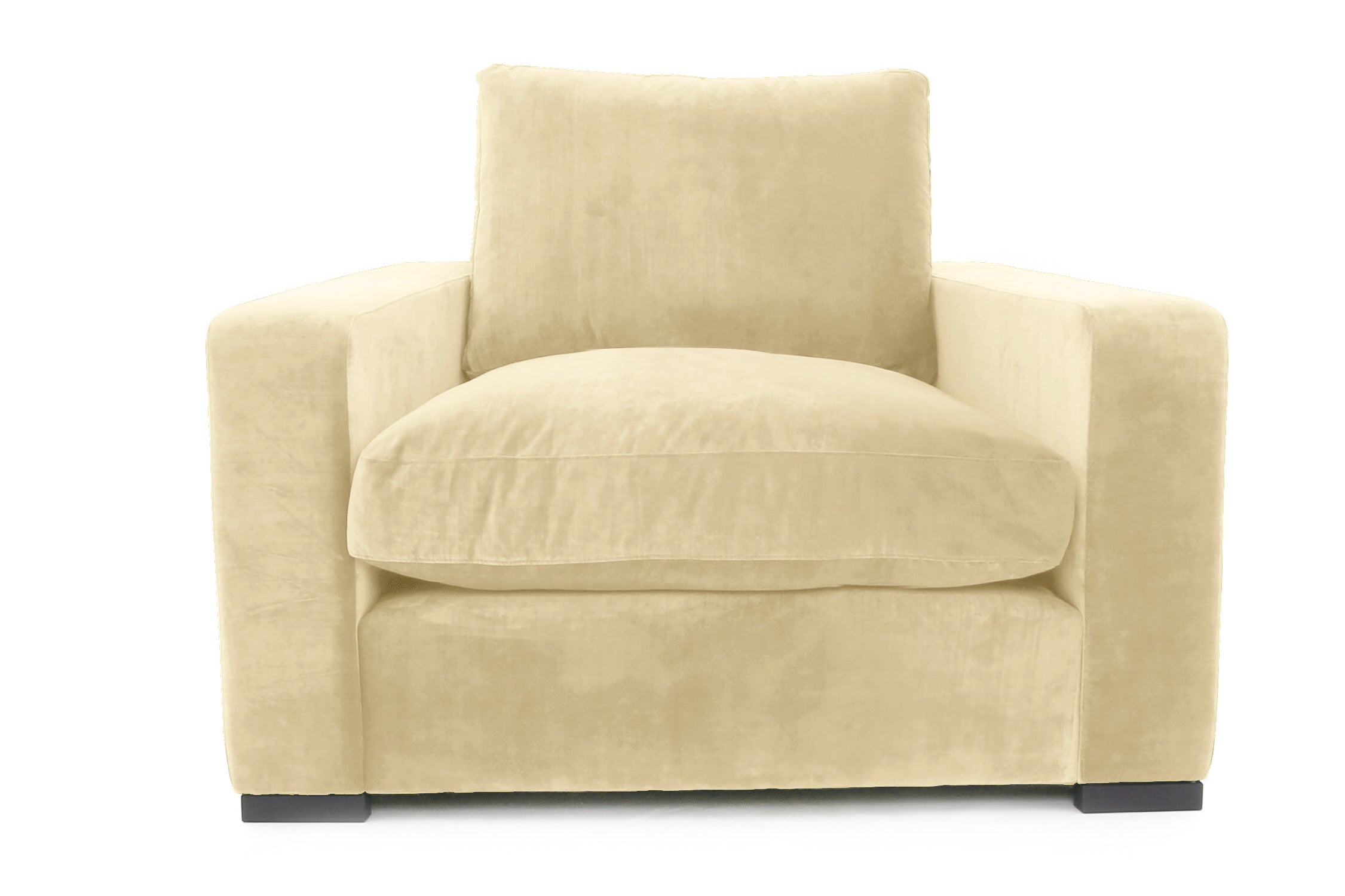 Old Boot Sofas Battersea Armchair in Lazy Linen Champagne