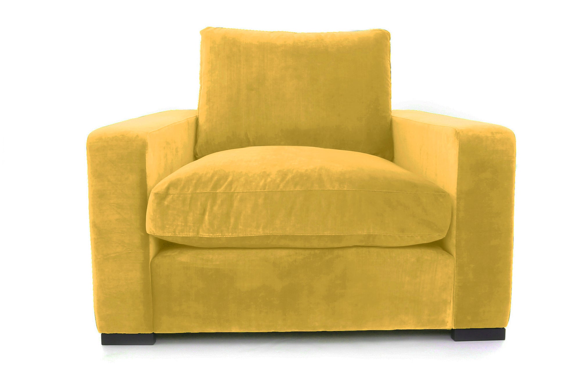 Old Boot Sofas Battersea Armchair in Lazy Linen Cornsilk