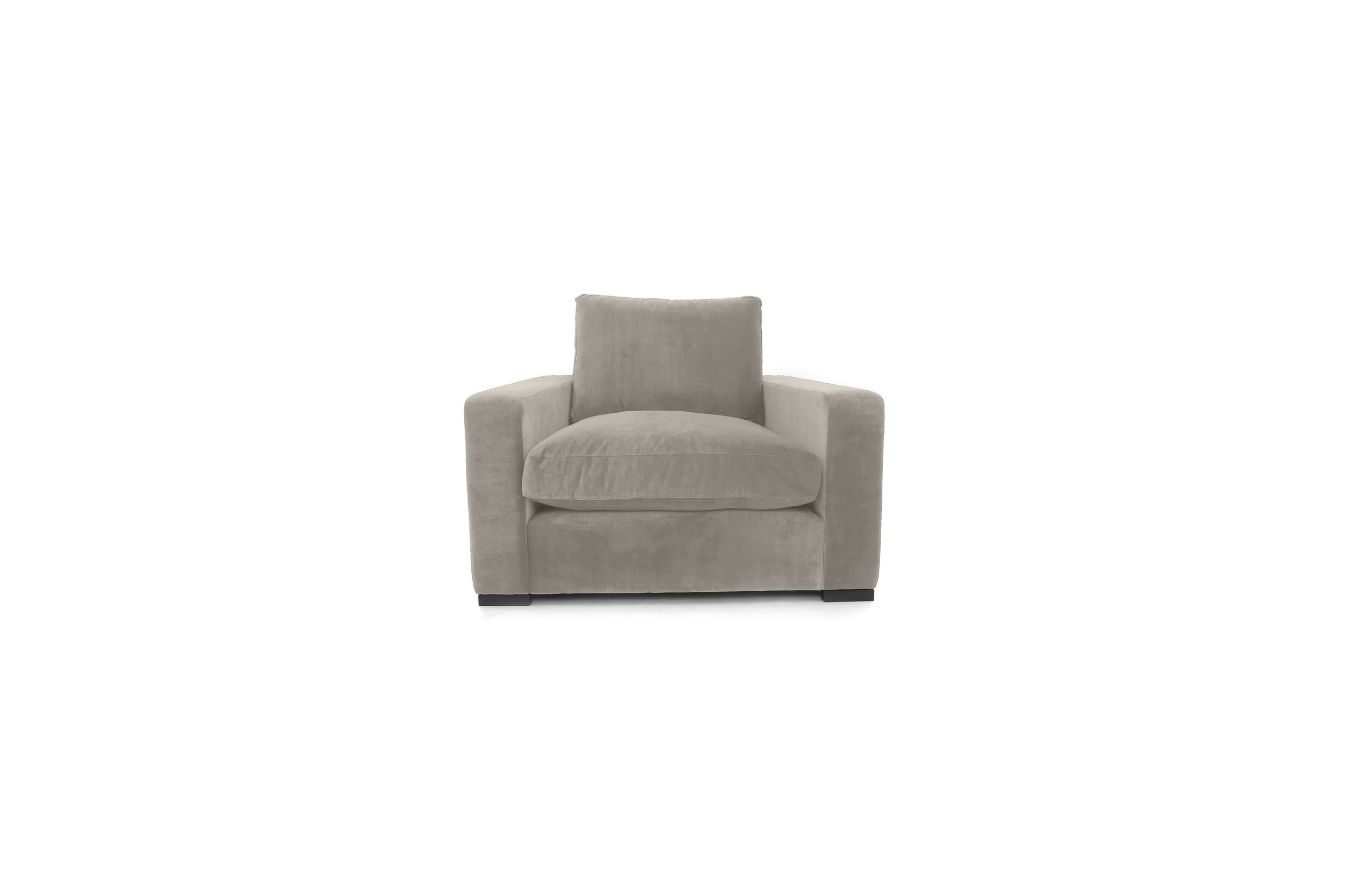 Old Boot Sofas Battersea Armchair Lazy Linen Dove Grey